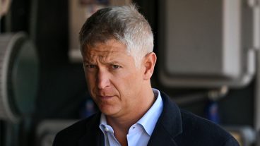 BALTIMORE, MARYLAND - MARCH 28, 2026: President of baseball operations and general manager Mike Elias of the Baltimore Orioles looks on prior to a game against the Minnesota Twins at Oriole Park at Camden Yards on March 28, 2026 in Baltimore, Maryland. (Photo by Chris Bernacchi/Diamond Images via Getty Images)