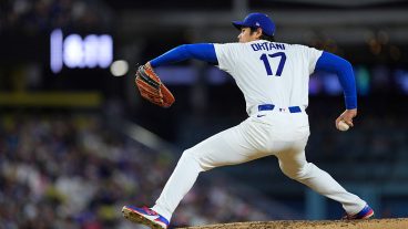 LOS ANGELES, CALIFORNIA - MAY 27: Shohei Ohtani #17 of the Los Angeles Dodgers pitches during the game between the Los Angeles Dodgers and the Colorado Rockies at Dodger Stadium on May 27, 2026 in Los Angeles, California. (Photo by Yuichi Masuda/Getty Images)