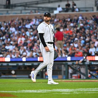 DETROIT, MI - JUNE 22: Detroit Tigers pitcher Casey Mize (12) walks off of the field during the game between the Detroit Tigers versus the New York Yankees on Monday June 22, 2026 at Comerica Park in Detroit, MI. (Photo by Steven King/Icon Sportswire via Getty Images)