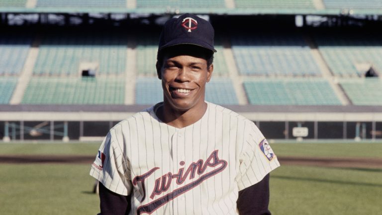 Panamanian-American baseball infielder Rod Carew, of the Minnesota Twins, pictured at Metropolitan Stadium in Minneapolis, Minnesota, September 1969. (Photo by UPI/Bettmann Archive/Getty Images) Twins greatest hitters