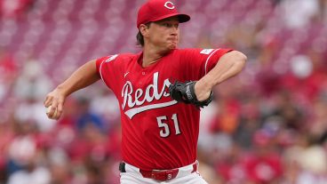 CINCINNATI, OHIO - JUNE 16: Brady Singer #51 of the Cincinnati Reds pitches in the first inning against the New York Mets at Great American Ball Park on June 16, 2026 in Cincinnati, Ohio. (Photo by Dylan Buell/Getty Images)